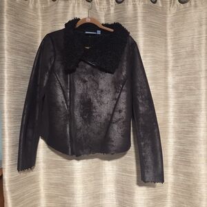 Simply Vera Vera Wang Black Teddy Jacket